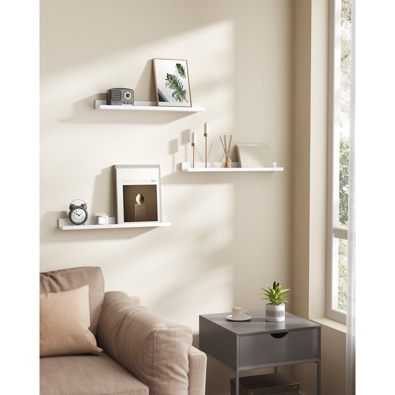 Sarmite Floating Shelf, 5cm H x 60cm W x 10cm D