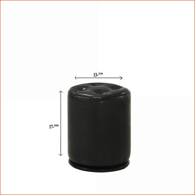 Vanity Stool, Contemporary Glam Swivel Button Tufted for Bedroom Vanity | Black | Fabric Upholstery