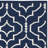 Rodgers Hand Woven Flat Weave Wool/Cotton Geometric Rug in Blue/Ivory-1349064449