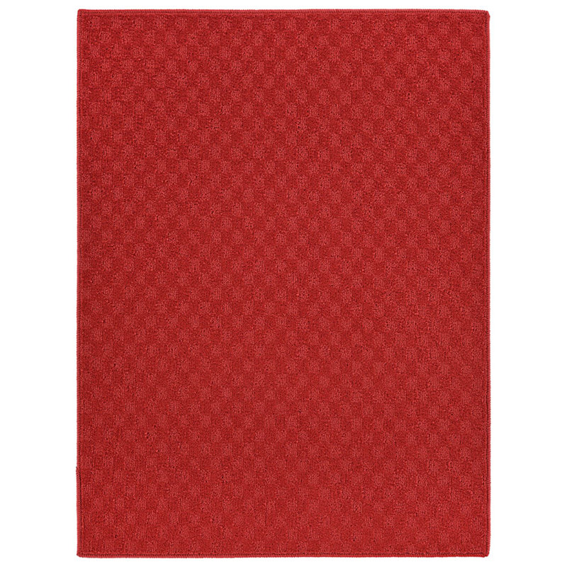 Tapis rouge touffeté Esther, Tapis de couloir 3 pi x 8 pi
