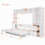 Lit escamotable Murphy avec placard et tiroirs-69252257-69252258