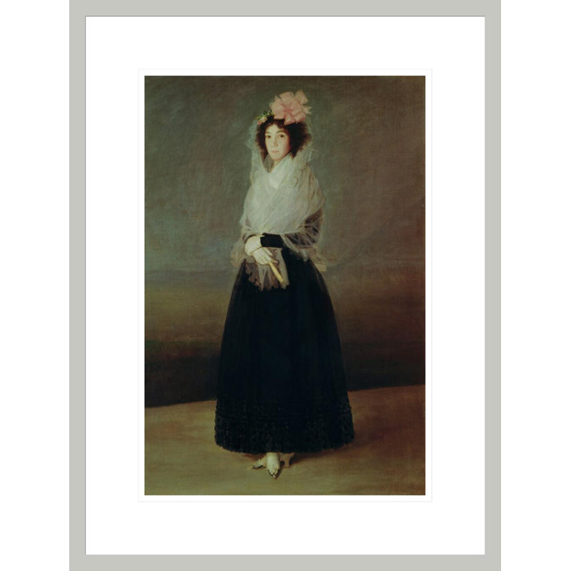 Portrait de la comtesse de Carpio (1757-95), Marquesa de la Solana par Francisco de Goya, impression giclée encadrée