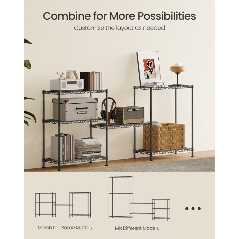 60 cm W Shelving Unit, 77cm H x 60cm W x 30cm D