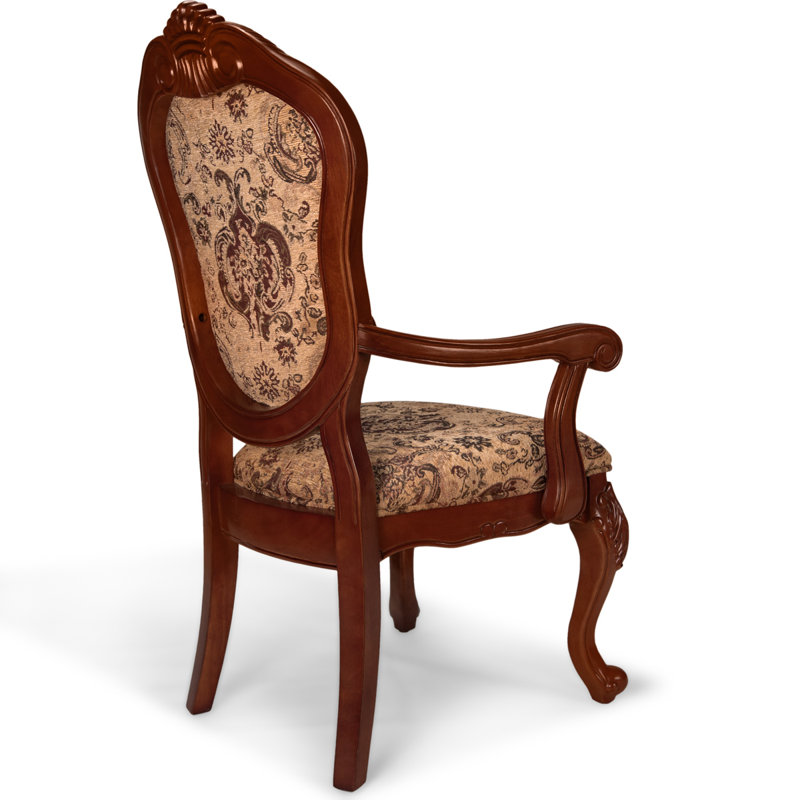 Chaise à accoudoirs en cerisier Fern Louis