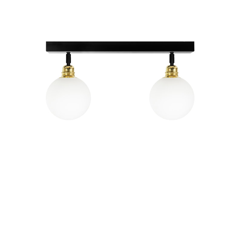 Ruithero 48cm 2 -Light Track Kit, Brass/Black
