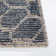 Mastin Natural Fiber Hand Woven Wool/Jute Geometric Rug in Beige/Charcoal