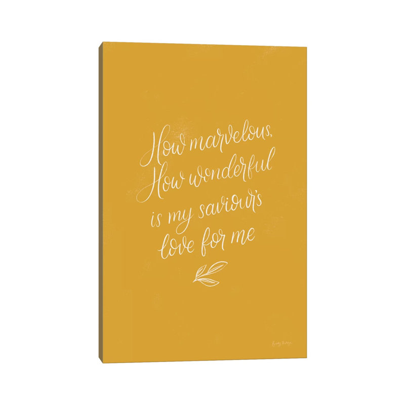 Sunday Hymn V by Becky Thorns - Wrapped Canvas Print, 20.32 cm H x 30.48 cm W