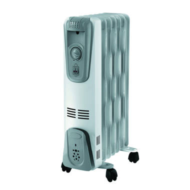 Soleil 160 sq ft Oil Filled Electric Radiator Heater u0026 Reviews | Wayfair