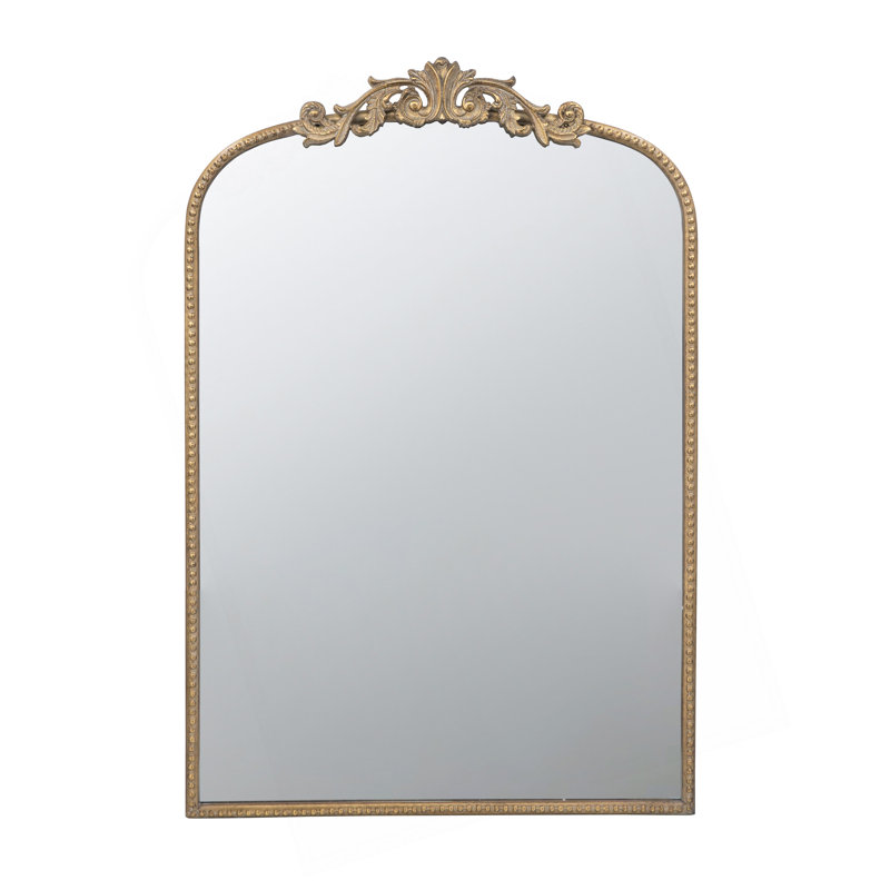 Arch Wall Mirror with Metal Frame