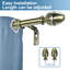 Tringle à rideaux simple réglable Tubbs-744337706-744337696
