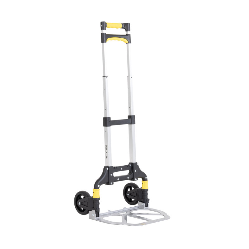38.5cm H x 98.5cm W x 41cm D 200kg Bulldozer Foldable Hand Truck Trolley
