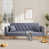 Velours gris velours est en rupture de stock