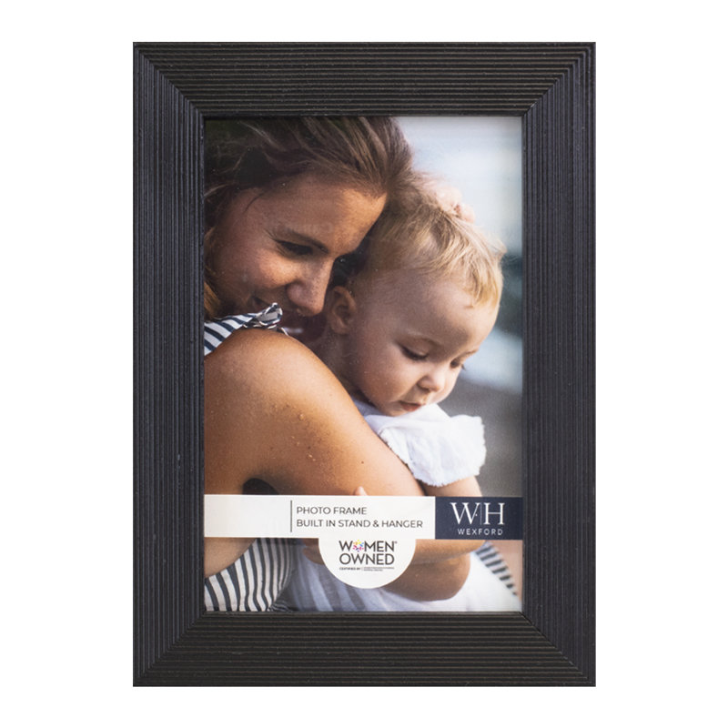 Wood Picture Frame, 6" x 8", Ebony