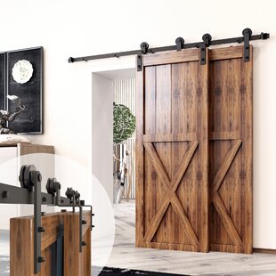 Poignée en acier au carbone robuste noir Pour porte de cuisine coulissante  placard droit poignées de porte en bois