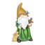 Statue de moine gnome de jardin avec croix et créatures des bois Exhart, 6 x 5 x 10,5 po