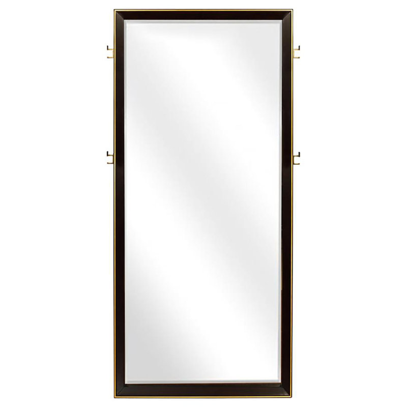 Kropf Standing Floor Mirror, Smoked Peppercorn