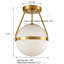 Plafonnier semi-encastré 1 lumière Brawner-1043667404