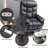 EONIX Oversized Wide Lay Flat Power Lift Recliner Chair for Elderly with Heat and Massage, 400lbs Dual Motor Electirc Lift Chair with Extended Footrest, SLRY008063, Black-129176115-118766323