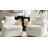 Berklie 31"W Modern Chenille Swivel Barrel Chair with Unique Arms and Solid Wood Legs-778725690