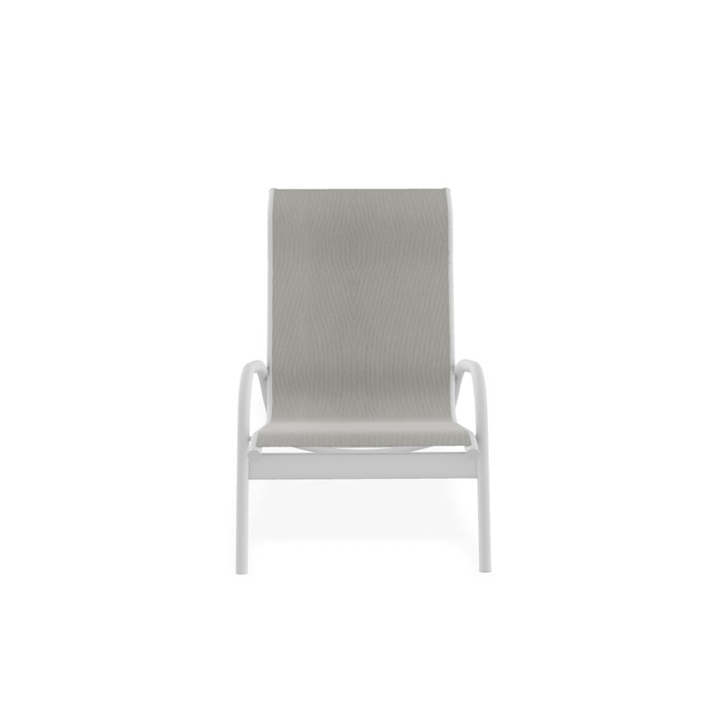 Beach Chair, Textured White, Augustine Oyster