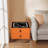 Smart Bedside Table with 2 Drawers, Bluetooth Speaker, Wireless Charging Station, USB Ports, LED Light and Fingerprint Lock, Modern Nightstand 19.70" W x 15.75" D x 18.11" H-1018907475