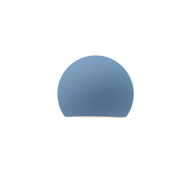 Beda Ceramic LED Wall Light, Sky Blue