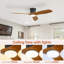 132cm Ceiling Fan with LED Lights-1279611145-1279611144