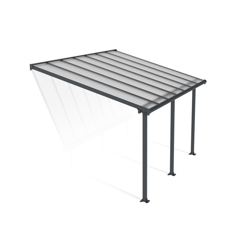 Olympia 4.3m W x 3m Awning, Grey