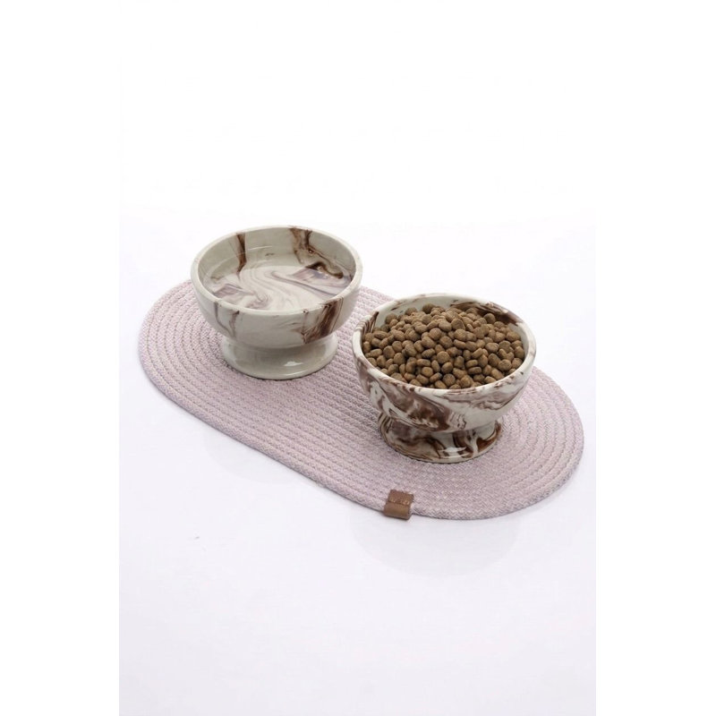 Bol pour nourriture pour animaux, Brun