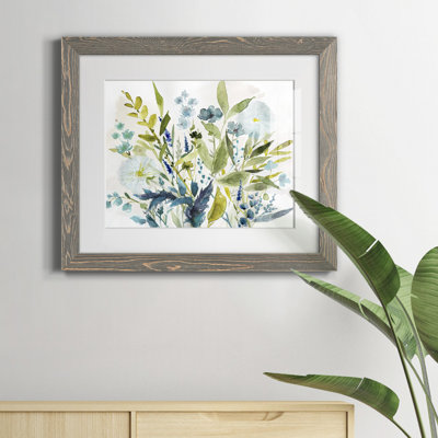 Olive Greens par J Paul - reproduction d'art sur papier encadrée
