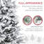 Arbre de Noël artificiel enneigé 9 pi avec 616 branches de cèdre réalistes HOMcom