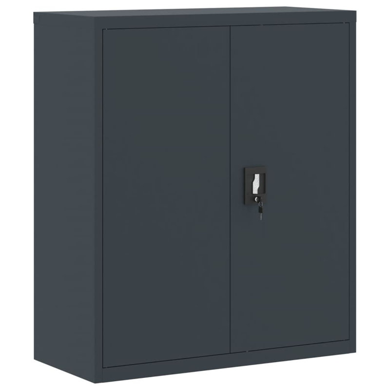Marielos File Cabinet 90x40x105 cm Steel, Anthracite