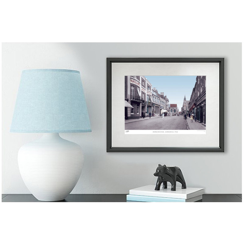 Dorchester, Cornhill 1922 by Francis Frith - Single Picture Frame Print, 45cm H x 60cm W x 2.3cm D