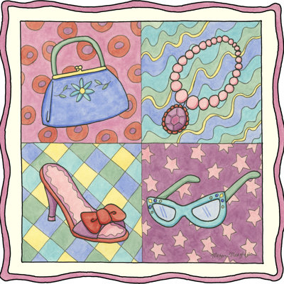 Shopping Spree II by Megan Meagher - 1 Piece Wrapped Canvas Painting