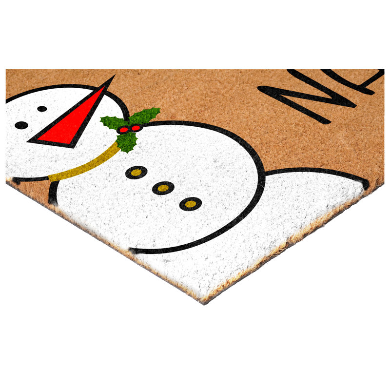 Paillasson bonhomme de neige Feliz Navidad 17 po x 29 po