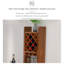 Table de bar avec rangement en bois massif de style médiéval-37040171