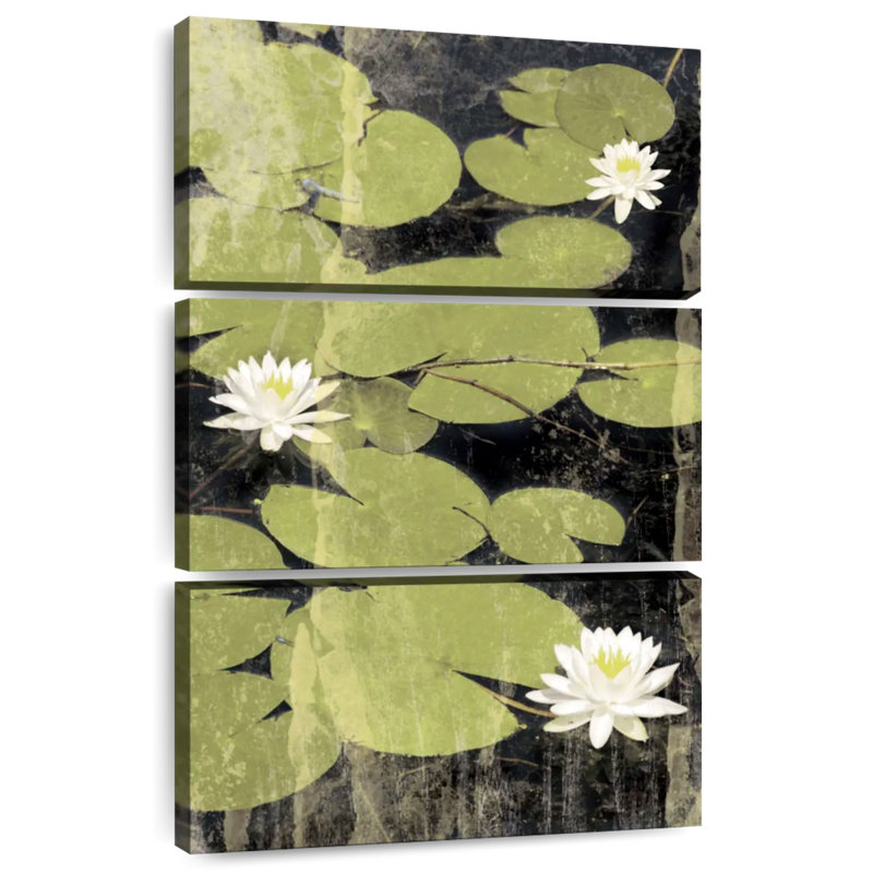 Harnek Pond Blossoms, H 32 po x l 20 po