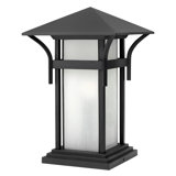 Harbor 1 -Light 17" H Hardwired Pier Mount Light