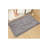 Non-Slip Bathmat, Grey, 23.6 x 39.4 Inches | 100% Polypropylene, 10 mm Total Thickness, 1300 g/m² | Machine Washable at 30°F, Vacuum Friendly | Perfect for Bathroom Safety & Comfort, Durable Design-697896714