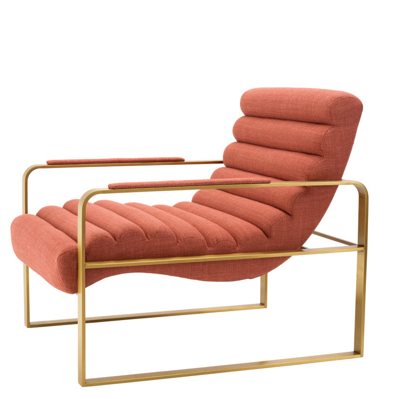 Olsen Armchair, Scalea Orange Polyester