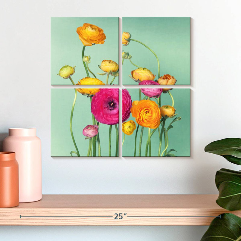Bouquet de fleurs Harnek Ranunculus, H 18 po x l 18 po