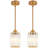 Bette 1-Light Modern Crystal Single Pendant Light With Adjustable Height-2031395030