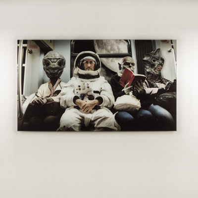 Galacticos - No Frame Print on Glass