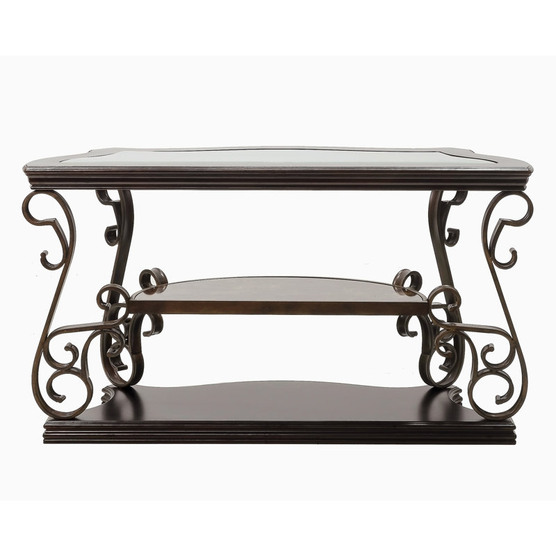 Console Tasonia, Brown, Brown/Clear