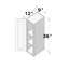 Armoire murale de cuisine standard l 9 po x P 12 po x H 36 po prête à assembler Casainc-125386906-125386909