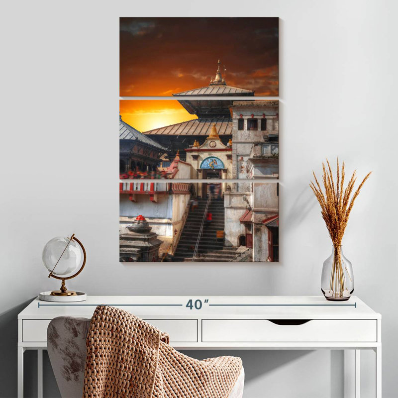 Lilie Pashupatinath Temple, 32" H x 20" W