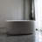 51'' X 25.6'' Freestanding Solid Surface Stone Resin Soaking Bathtub