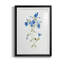 «Blue Blossom Botanical II» - peinture encadrée-603767721-603767720