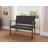 Newport Waiting Reception Loveseat Metal Frame-1897956058-1897956056