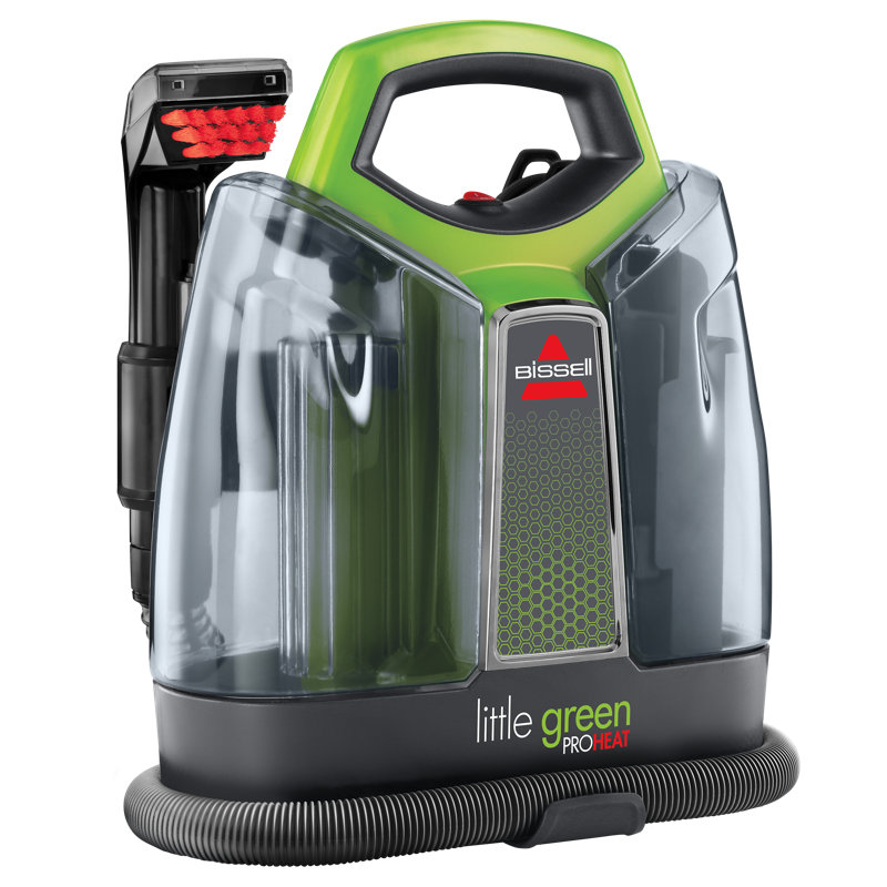 BISSELL Little Green Proheat Portable Deep Cleaner/Spot Cleaner and Car/Auto Detailer with self-Cleaning HydroRinse Tool, 2513g